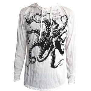 Sure Design Long Sleeve Octopus Kraken Tee